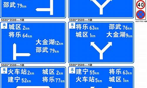 路标指示牌图解_路标指示牌图解和意思